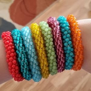 LOFT stretchy beaded bracelets
